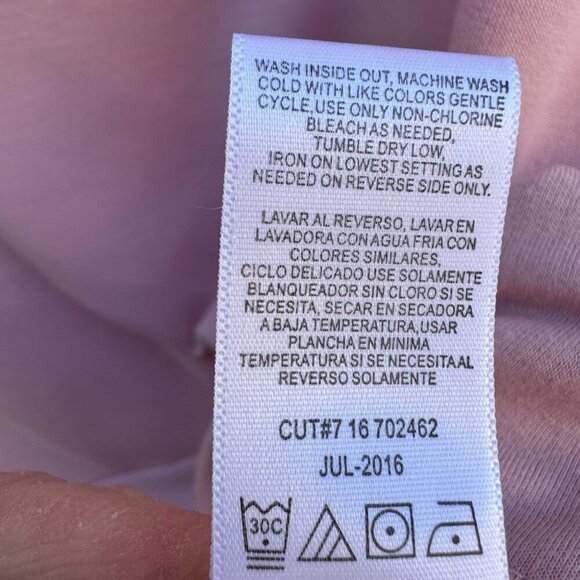 Ransom Womens Pink Cowl Neck Long Sleeve Lightweight Uneven Hem Turtleneck New L - Picture 9 of 10